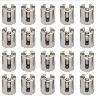 American Standard 1/4" 1/8" 3/16" Cross Clamp Stainless Steel 316 Wire Rope Clamp Wire Rope Grid Fixing Clamp