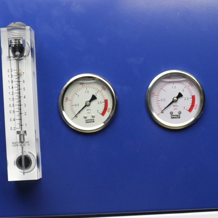 Comercial ro purificador de agua placa de acero inoxidable lleno de aceite resistente a los golpes medidor mecánico 0-3mpa medidor de prueba de presión