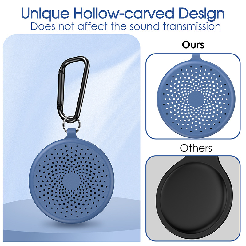 适用于苹果追踪器保护套AirTags定位器宠物防丢器钥匙扣TPU保护套