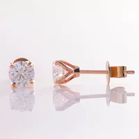 Модные свадебные серьги Wish Hot 18K Gold с муассанитом, женские темпераментные универсальные серьги для пар с ушными костями