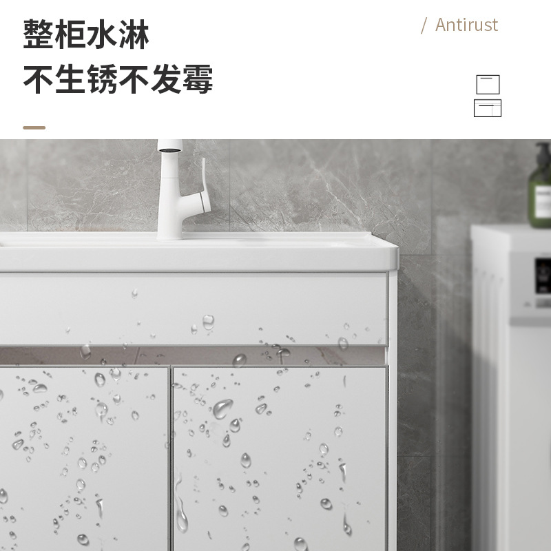 Balcón lavabo lavabo lavabo lavabo de acero inoxidable lavabo lavabo lavabo de cerámica integral al aire libre