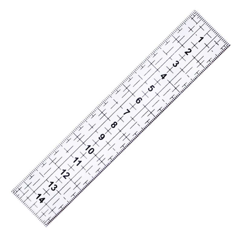 Regla de costura de acrílico cuadrado negro regla cuadrada transparente Placa de ropa a medida que hace material de herramienta