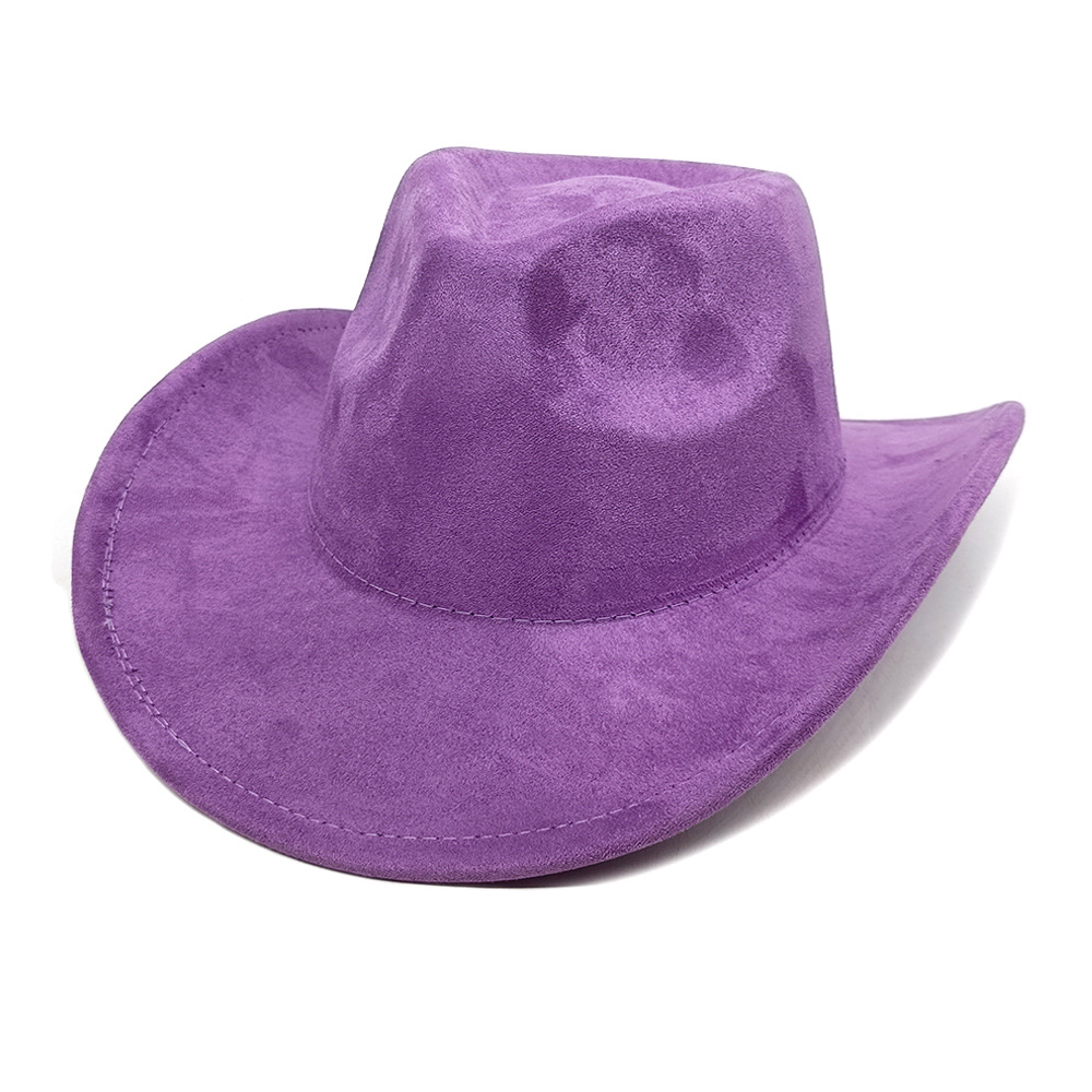 802g Weight Fedora Hat Hats Type Holiday, Daily Occasion Faux Suede Material Solid Color Pattern All Seasons Season Women's Gender Classic Style Style Flat Eaves Rim Women's Classic Style Solid Color Flat Eaves Fedora Hat 5