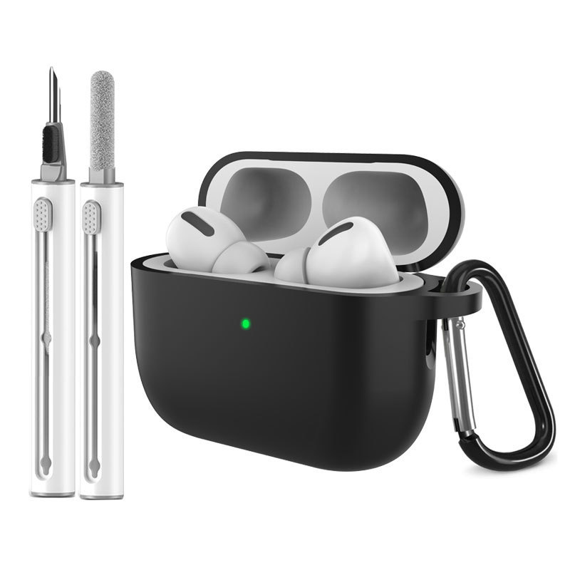 适用Airpodspro3保护套苹果耳机保护壳硅胶纯色airpods保护壳批发|undefined