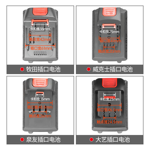 Chainsaw lawn mower lithium battery power tool battery pack electric drill electric wrench angle grinder battery factory direct sale