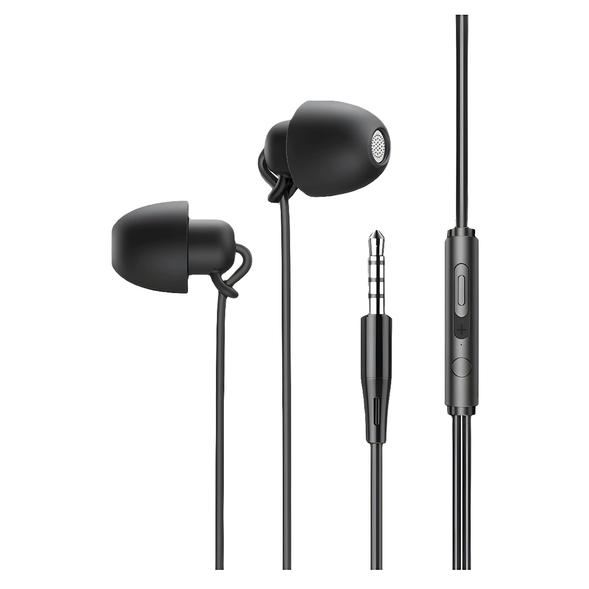 Заводской Sleep гарнитура HIFI мягкий силиконовый клей боковой сон, звукоизоляция, звукоизоляция, не надавливает на уши наушники, проводка с пшеной