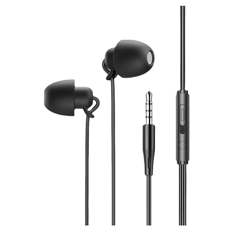 Заводской Sleep гарнитура HIFI мягкий силиконовый клей боковой сон, звукоизоляция, звукоизоляция, не надавливает на уши наушники, проводка с пшеной