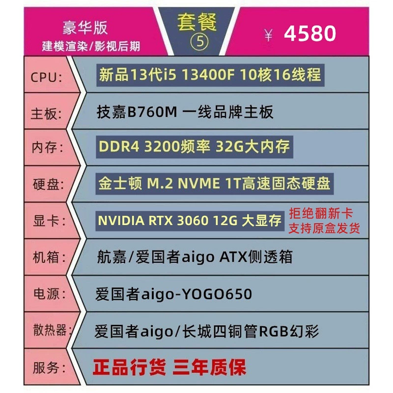 Стационарный компьютер 4060 дизайнерский, RTX 4060 8 ГБ, до 32 ГБ ОЗУ/1 ТБ SSD