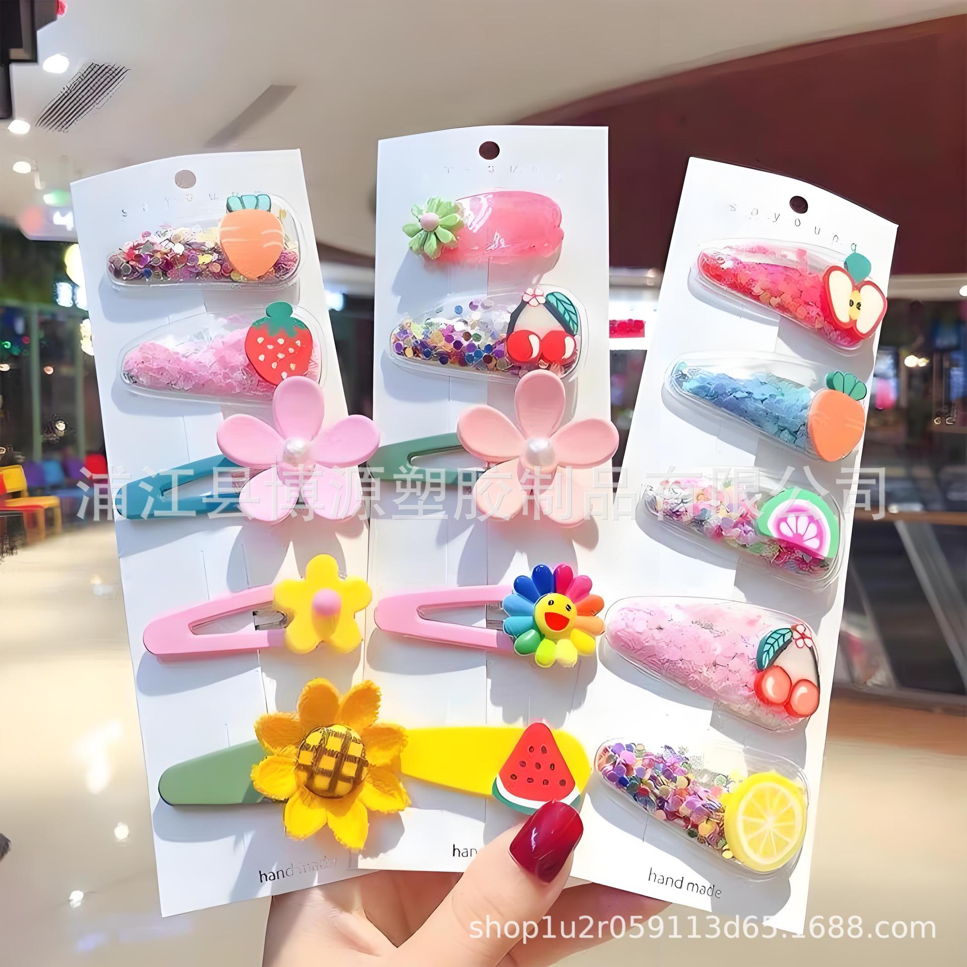 卡通字母多色饰品配件手机壳儿童发饰发夹贴片PVC软胶