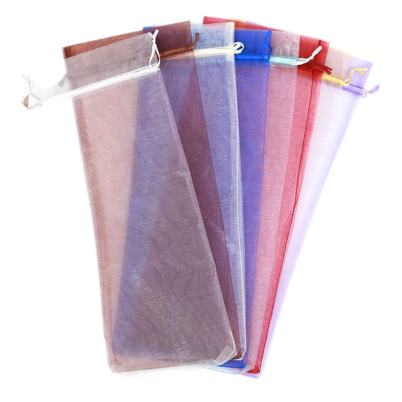 Bolsas de vino al por mayor en stock, bolsas de gasa para envasado de vino tinto con cordón, varios colores, bolsas de vino con cordón para embalaje de regalo. image 1