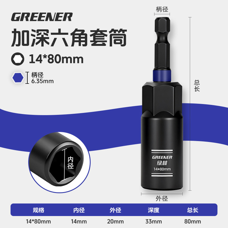 [Purple Blue-Easy to Identify] Black Shield Anti-rust 14*80mm