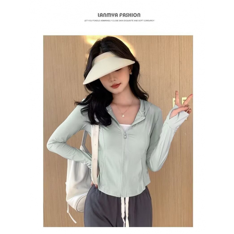 Dropshipping cross-border ice silk sunscreen clothing for women, 2026 new summer model, UV protection, loose and versatile