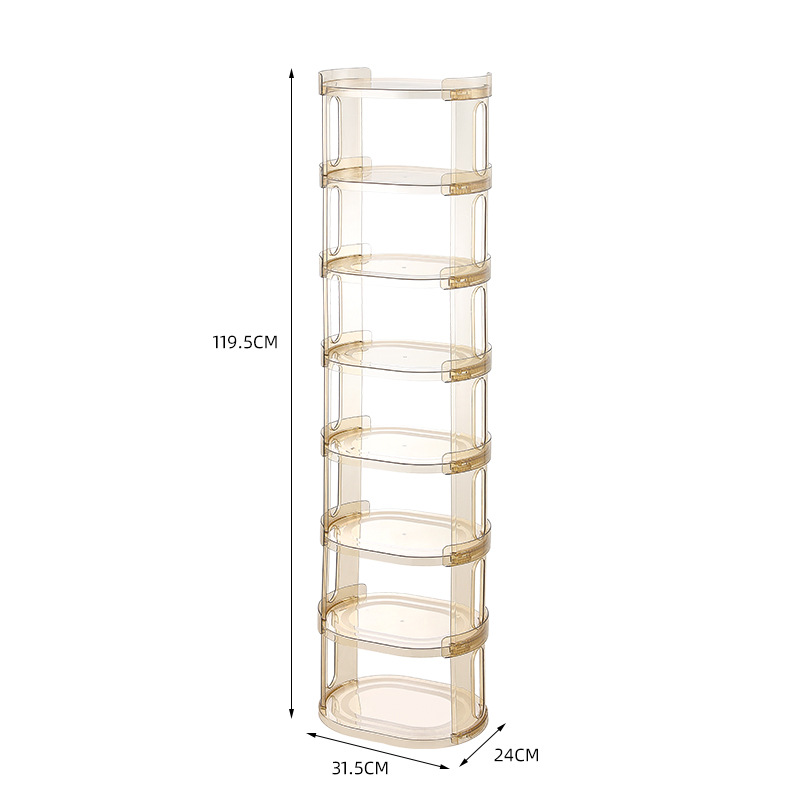 Zapatero de lujo ligero popular puerta de casa pequeño estrecho simple dormitorio pequeño artefacto de almacenamiento Zapatillas de deporte zapato estante de exhibición de celebridades de Internet