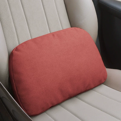 Headrest | for Mercedes-Benz Sec-Class Neck - perforated-mengjia-red-lumbar-support