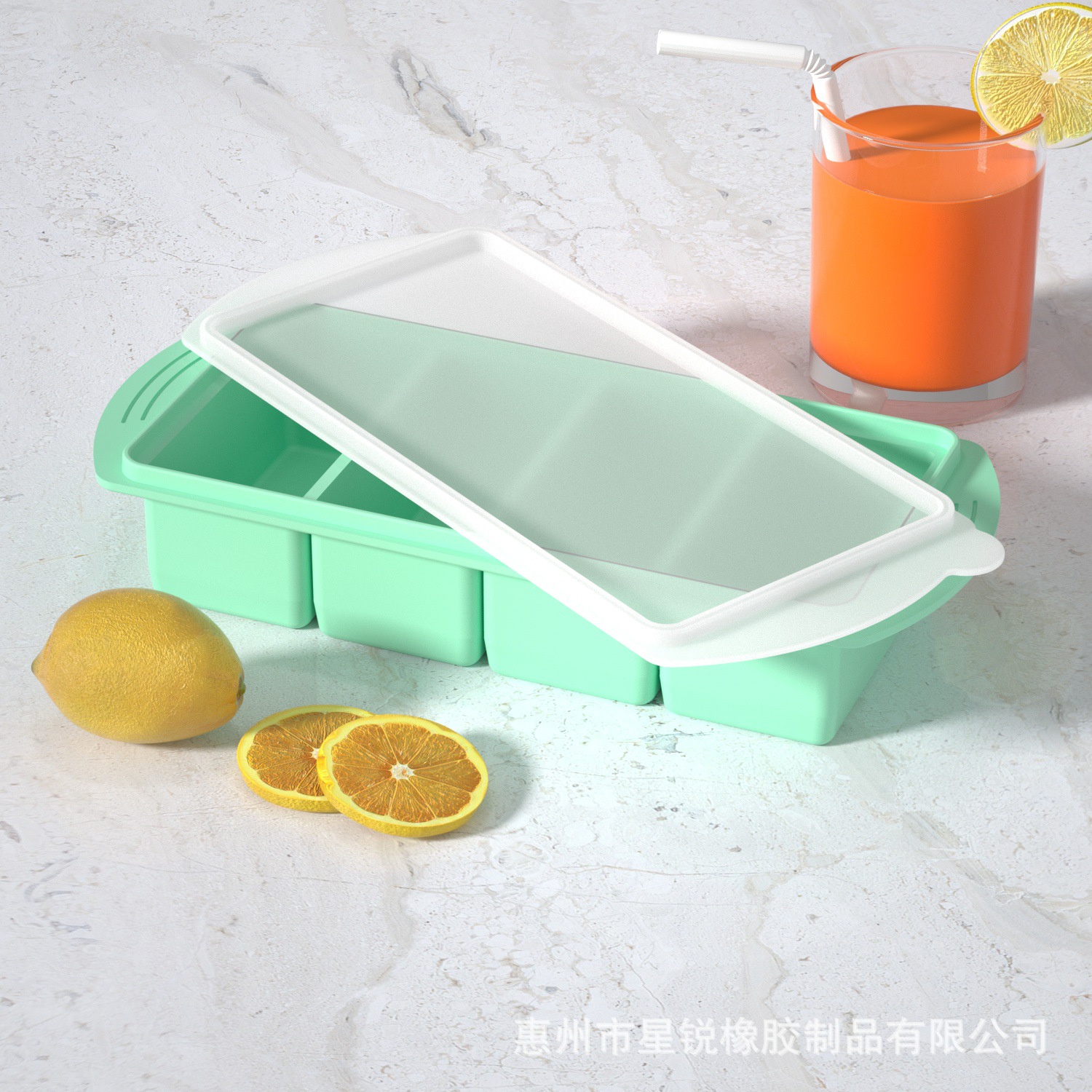 Mint platinum organic silicone mold, increased thickness
