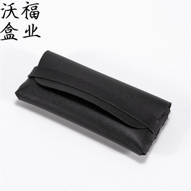 批发太阳眼镜盒软包皮质pu眼睛镜包装盒批发软包眼镜盒子可印logo