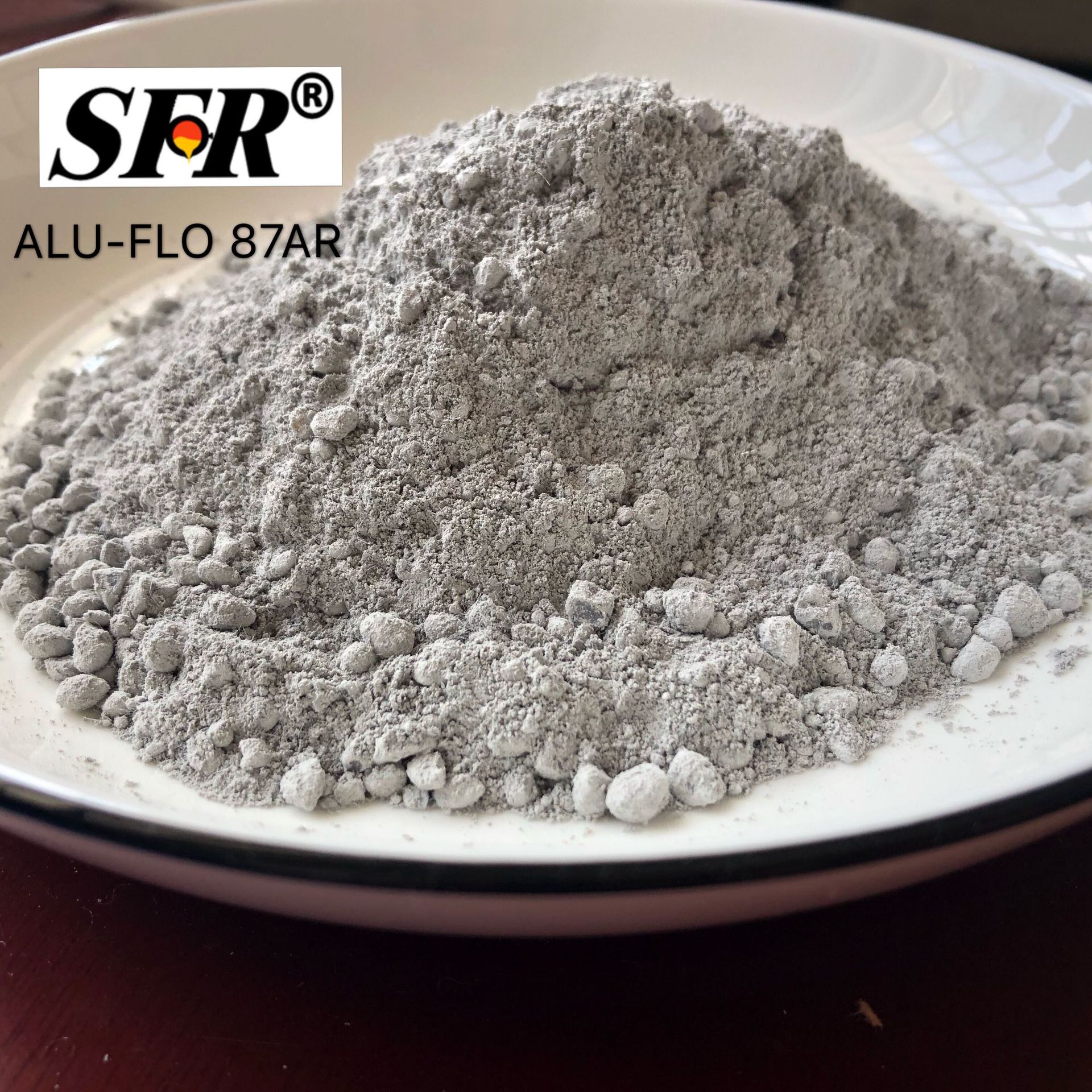 铝水接触部位工作衬用浇注料    ALU-FLO 87AR