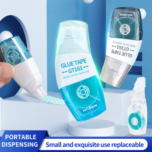 Double-sided adhesive dots can be replaced with core double-sided adhesive 6mm * 8 m large capacity invisible transparent adhesive hand account tape