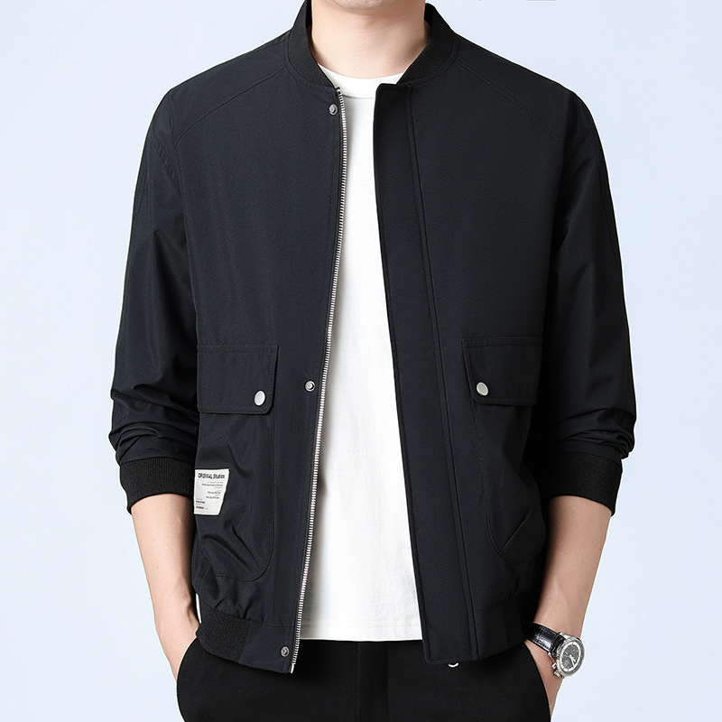 Primavera y otoño nuevo tipo de chaqueta de béisbol hombre chaqueta casual coreana primavera y otoño chaqueta corta de moda chaqueta de trabajo de hombre image 3