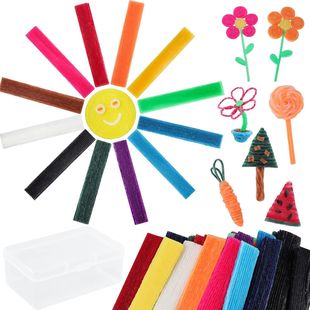 beeswax yarn stick��ͯDIY��Ϟ����ɫ�ɏ���ճ��Ϟ�����bŤŤ��