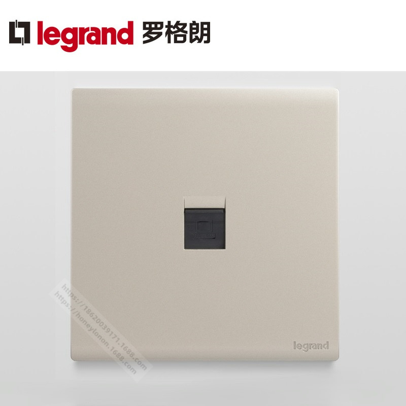 Legrand/罗格朗 简悦 电脑插_粉铂金 F6R/C01-C2