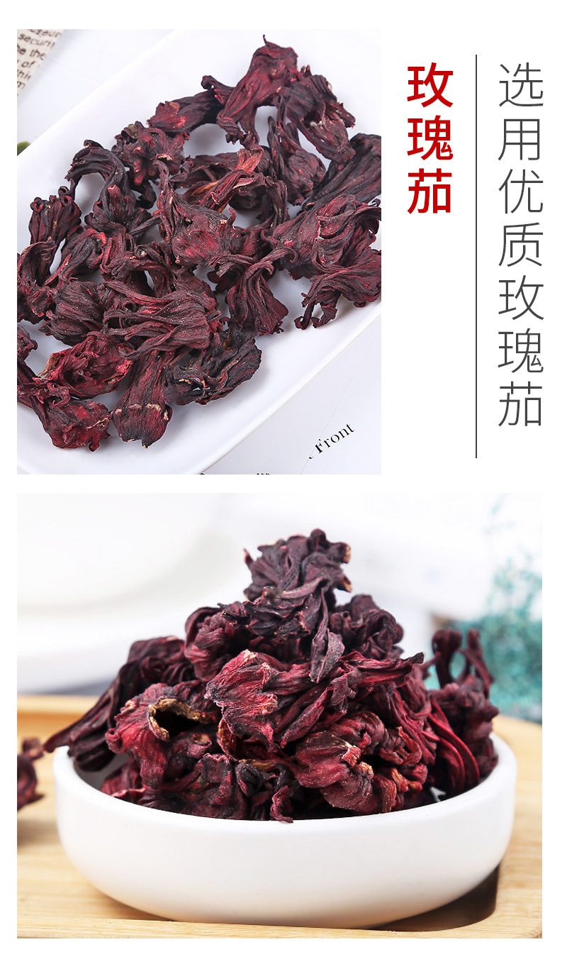 Rose Buds & Petals (Rosa spp.) — Pingyin, Golden-Edged, French Pink & Crimson Rose Herbal Tea in use