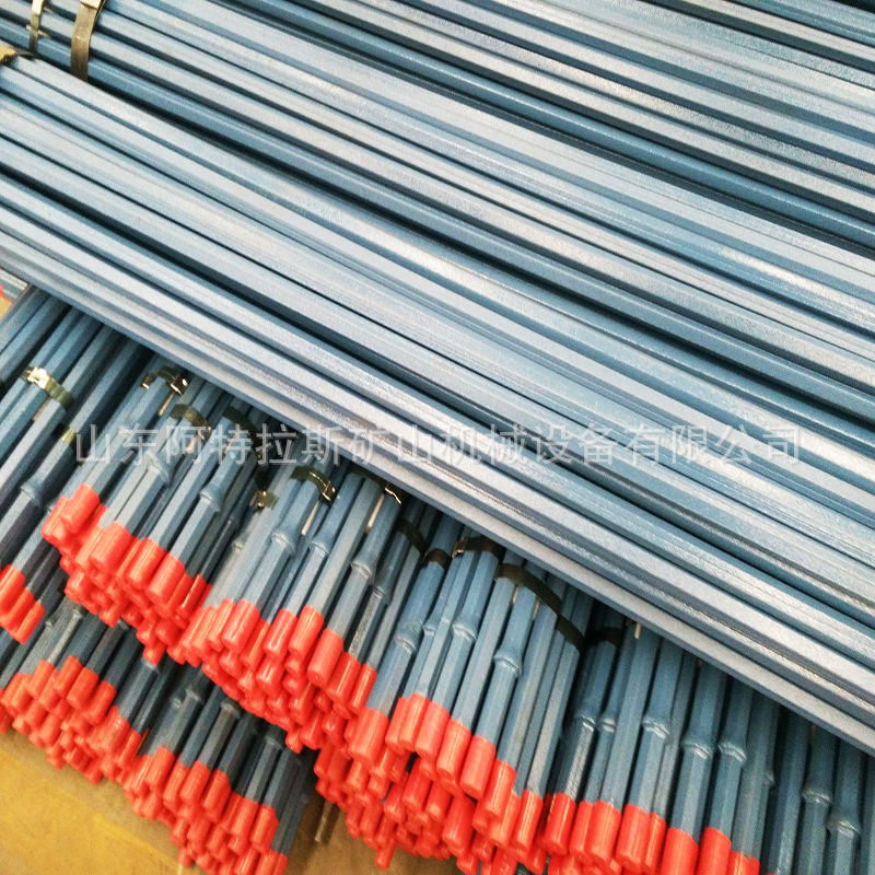 山东厂家现货供应 ZT 3米H22凿岩机钻杆  六棱钎杆