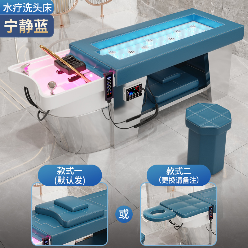 Circulación tranquila azul + agua