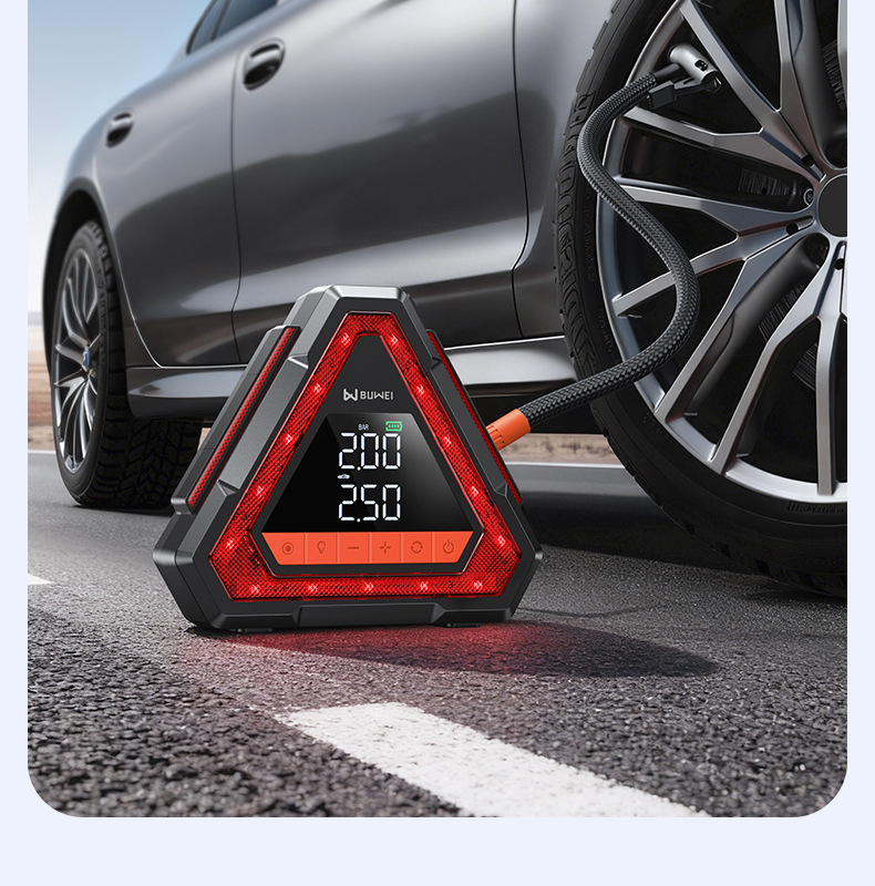 [N15] Buwei Triangular Outdoor Portable Warning Light Multi-Functional Inflatable Emergency Power Supply Tripod