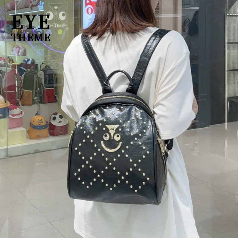 2025 PU suave manija personalidad mujer mochila de hombro ocio práctico portátil hombro único multipropósito 2789 #