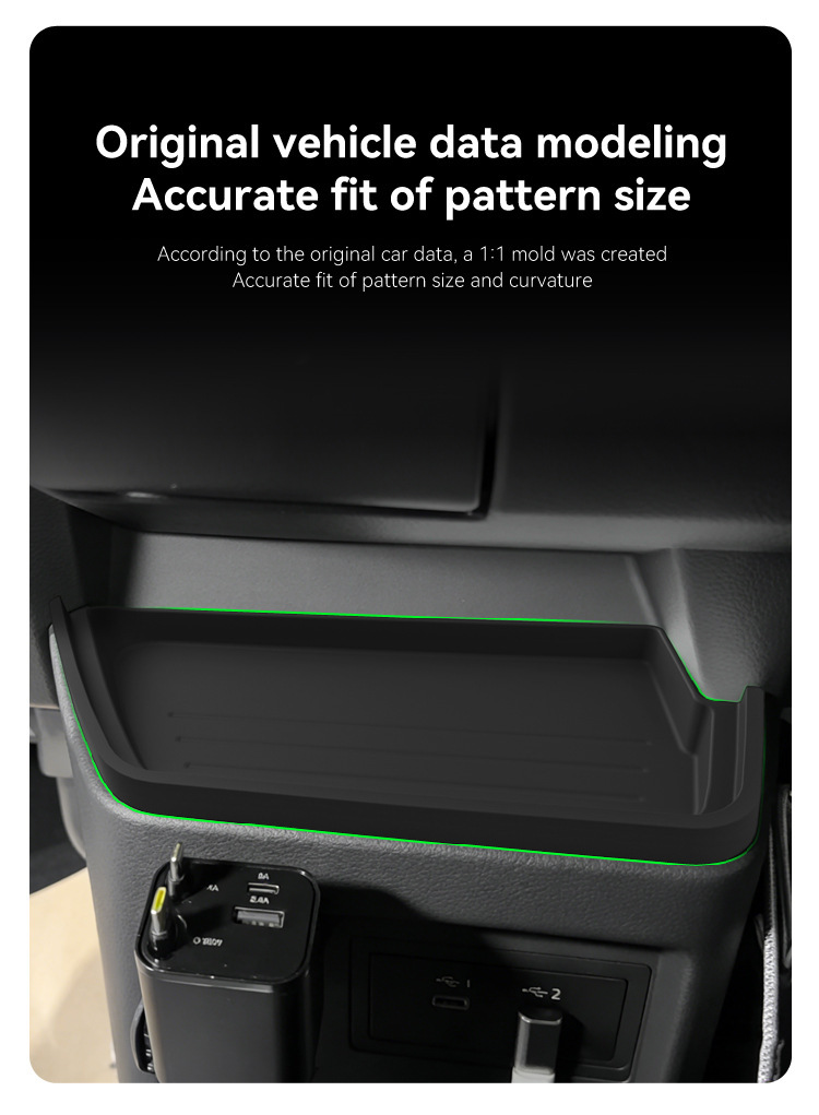 Suitable for 25 Models of Mitsubishi Delica Mini Central Control Storage Boxes Delica Mini Protective Anti-Slip Car Accessories