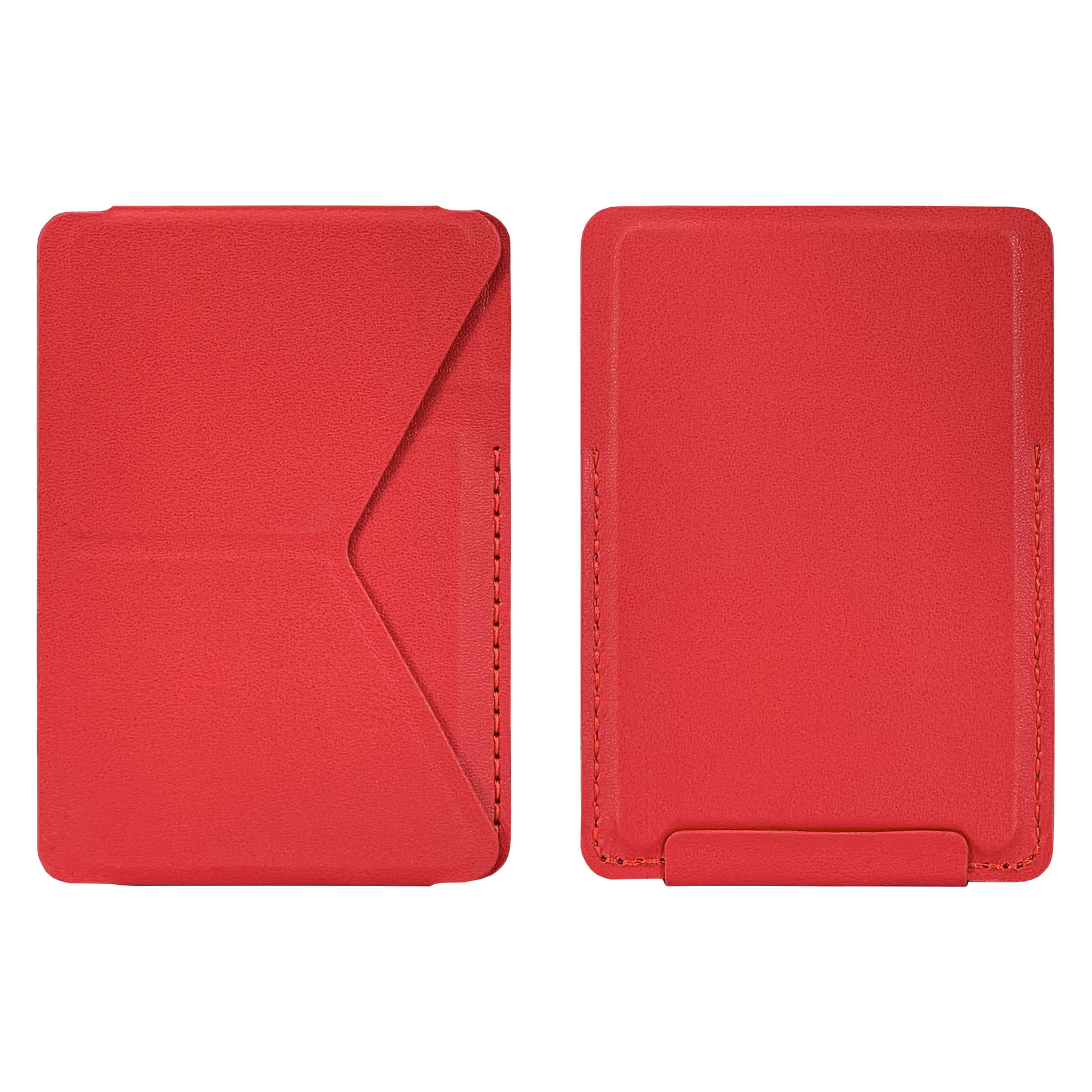 Soporte de bolsa de tarjeta de teléfono móvil de cuero PU magnético plegable para escritorio adecuado para productos de la serie Apple IPHONE que pueden imprimir LOGO