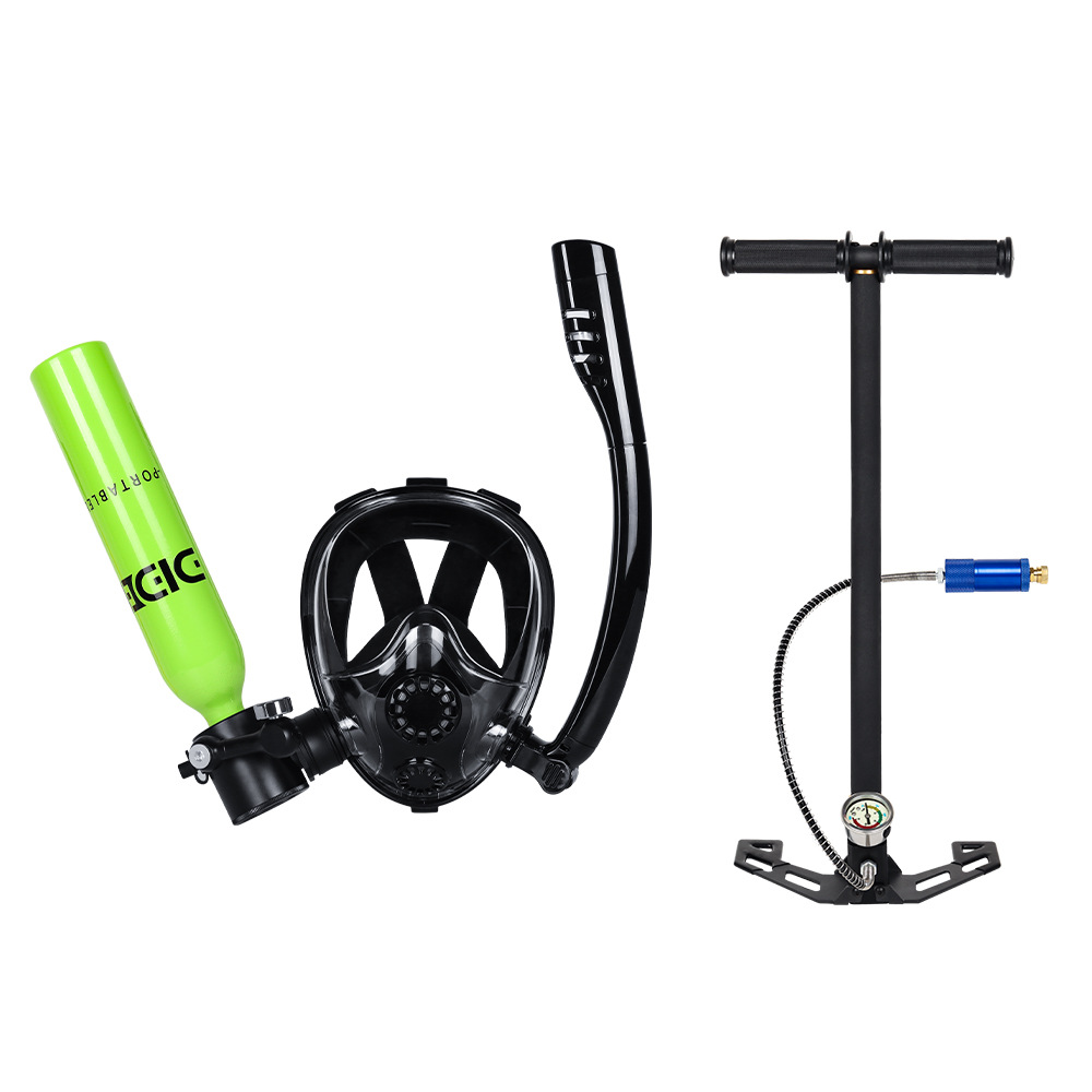 DIDEEP0.5LPlus nueva máscara de buceo, botella de oxígeno, respiración submarina, equipo de buceo, tanque de oxígeno de respiración