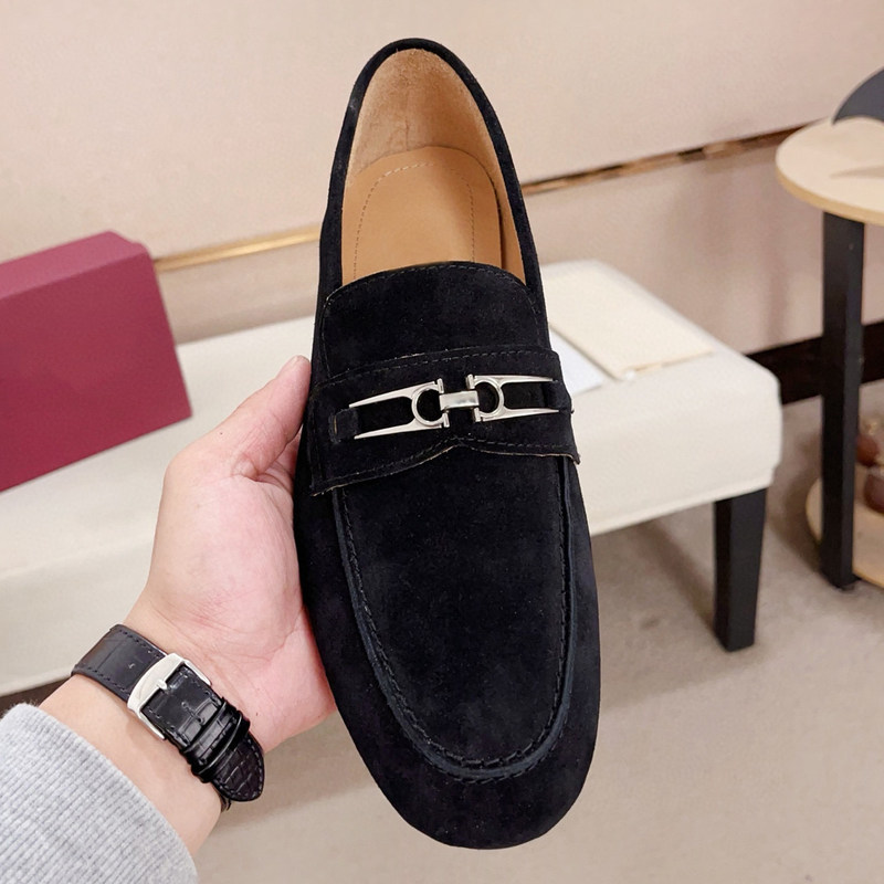 European Style Suede Loafers for Men, Slip-On Casual Leather Shoes, British Business Formal Lazy Slip-On Penny Shoes European Style Suede Loafers for Men, Slip-On Casual Leather Shoes, British Business Formal Lazy Slip-On Penny Shoes