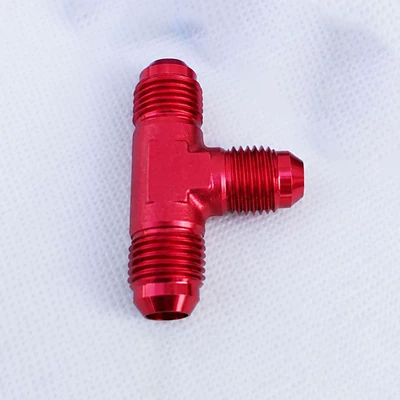Other brake systems pipe connector AN3-AN16 aluminum - red-an3