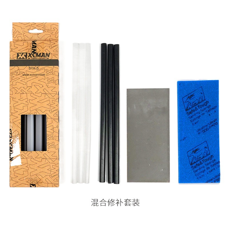 XCMAN Snowboard Bottom Repair Strip P-TEX Set Single Board Double Board Scratch Damage Repair Wax Scraping Board