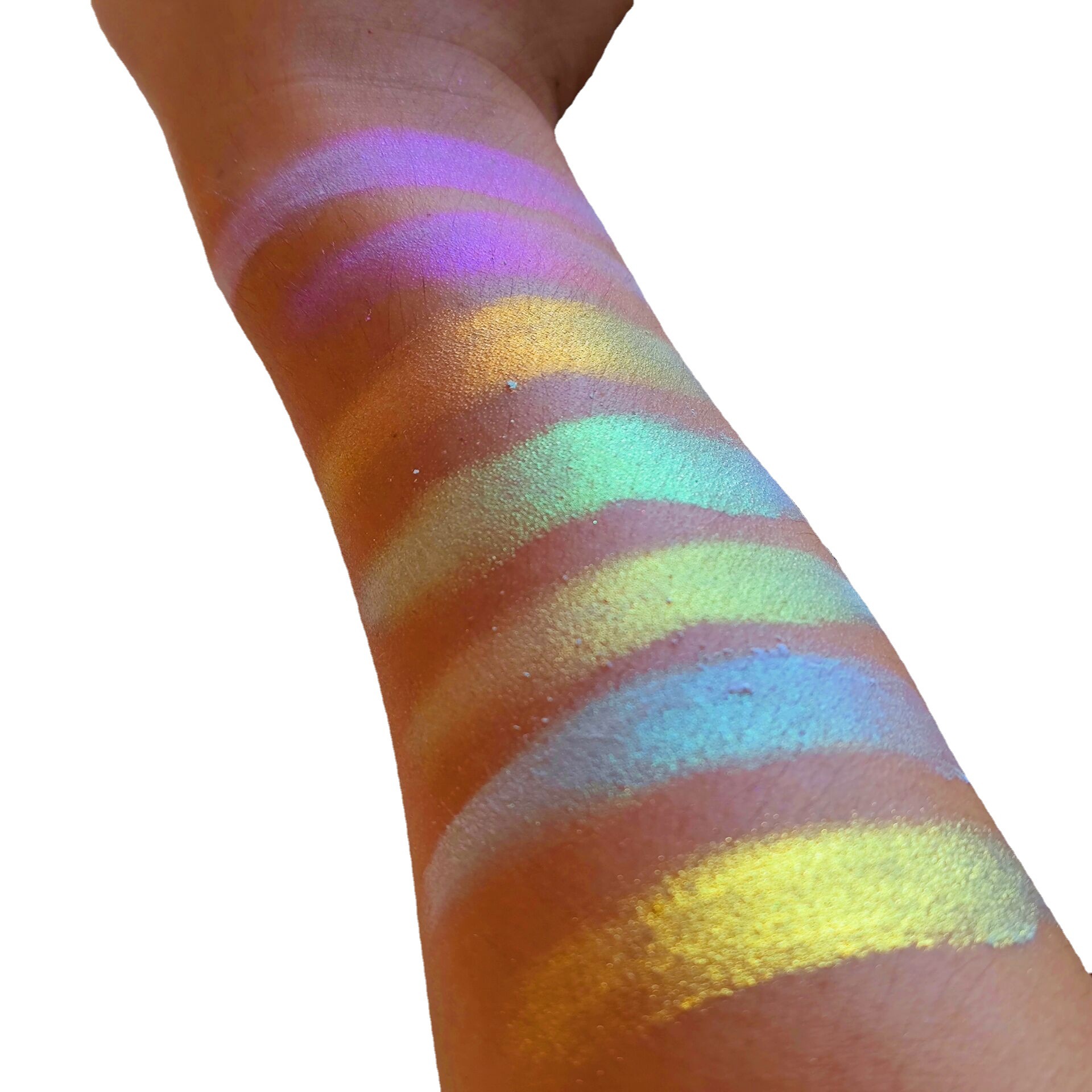 跨境批发幻彩白光学变色龙粉 幻彩极光粉 偏光粉 霓虹粉0.2g