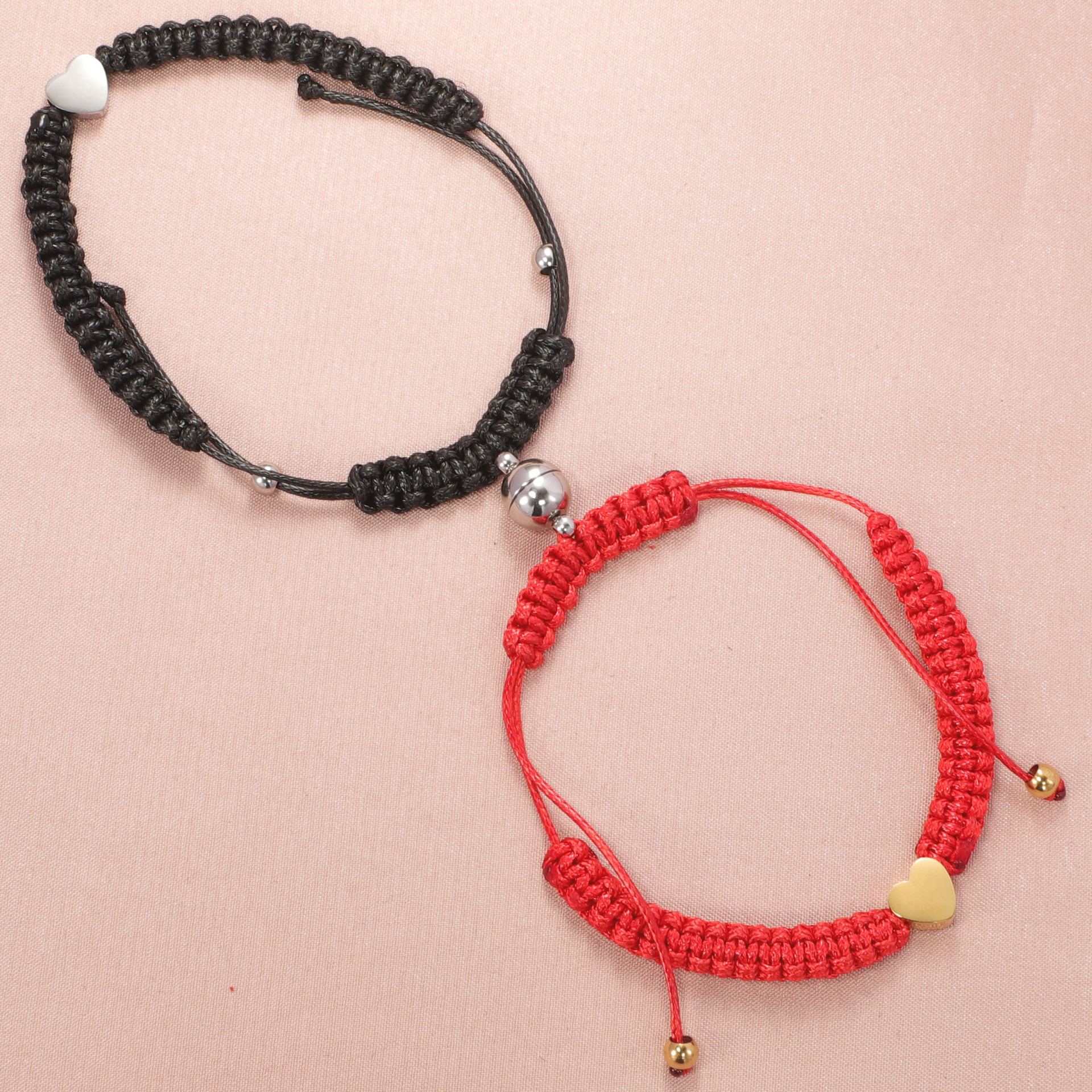 1 Piece Quantity Simple Style Heart Shape Crown Rope Cord String String Bracelets Wholesale