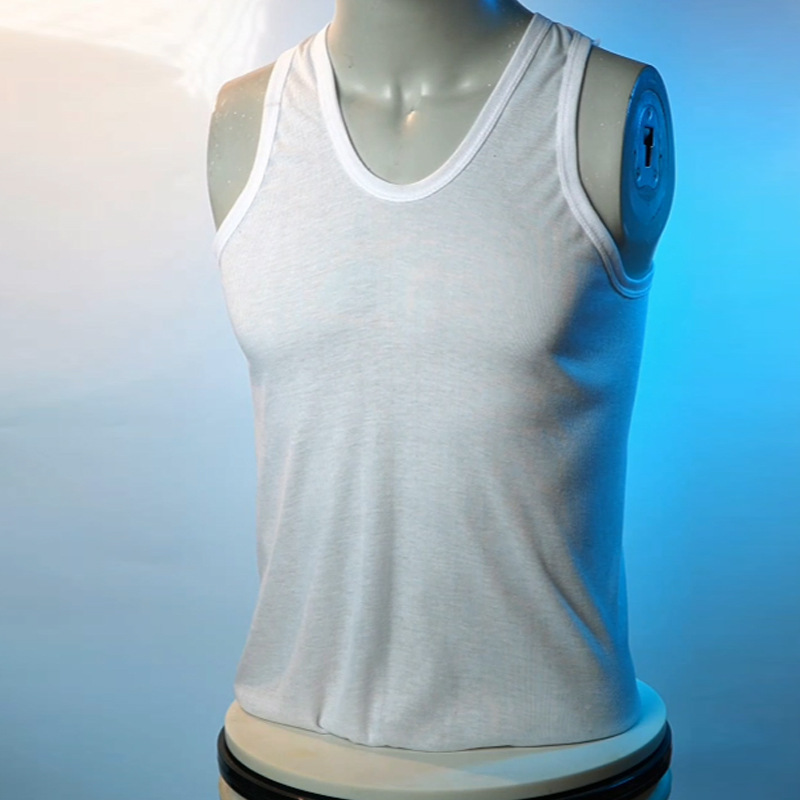 Summer Gym Disposable Men's Cotton Tight-Fitting Sports Undershirt Sweat-Absorbent White Undershirt for Fitness Summer Gym Disposable Men's Cotton Tight-Fitting Sports Undershirt Sweat-Absorbent White Undershirt for Fitness