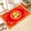 Crystal velvet red door pad-23