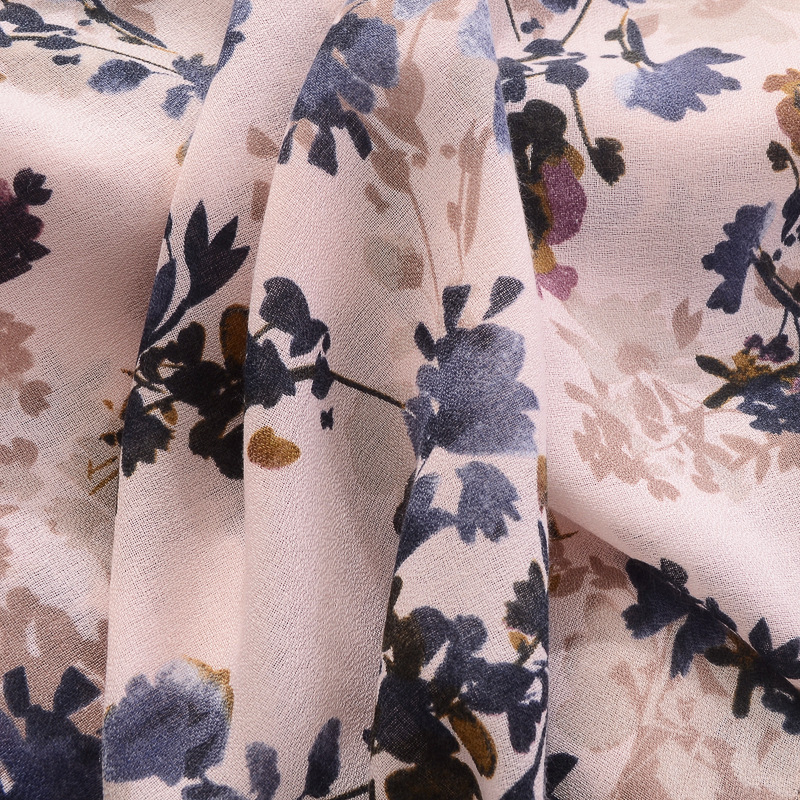 Estilo étnico retro Rosa flor impresa bufanda de las mujeres de lino largo artístico todo-fósforo mantón de algodón y lino sensación bufanda