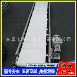 草污泥加挡边带式爬坡送料机 沙石煤粉加密封皮带输送机图片