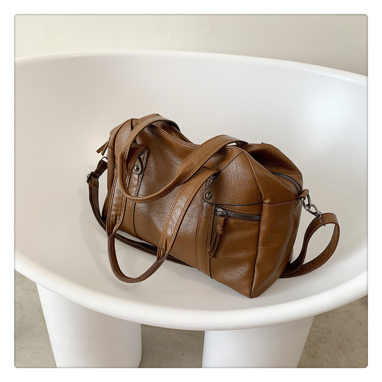European and American cross-border fashion women's bag 2024 Spring new women's handbag, single-shoulder crossbody bag, simple tote bag undefined