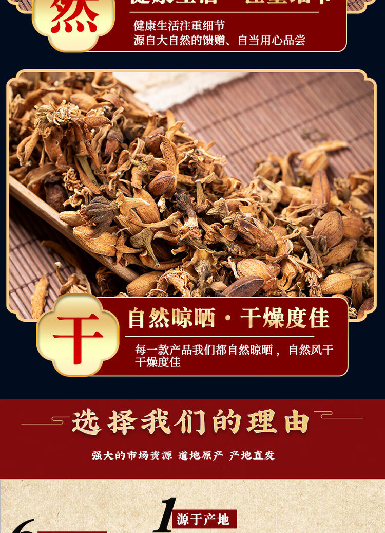 Dried Buddha's Hand Flower Fo Shou Hua 500g Sifted Citrus Blossom for Herbal Tea specifications
