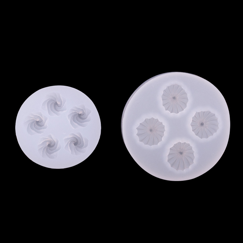 Grandes y pequeñas partículas crema molde de silicona pastel postre Decoración Accesorios fondant chocolate molde para hornear