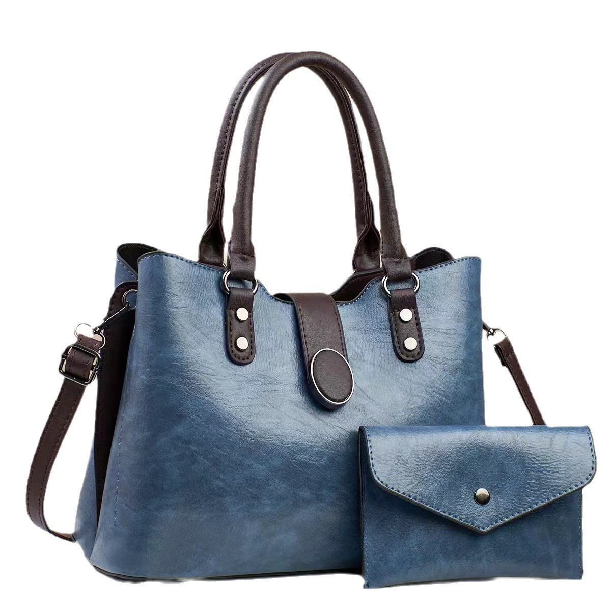 Bolso de mano retro texturas coreanas de un solo hombro suave, bolso inclinado, bolso de comercio exterior de mujeres, 2024 nueva moda