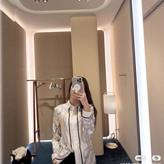 【专供款】斜纹绸真丝桑蚕丝印花衬衣定位印花衬衫