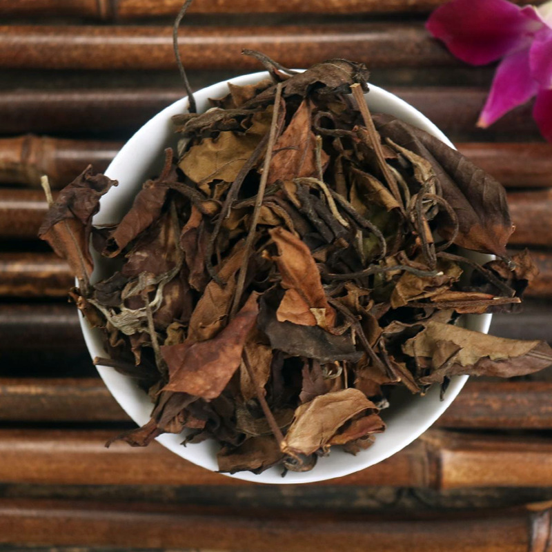 Fujian Old White Tea Loose Leaf Jujube-Flavored Shoumei Green Tea White Peony Silver Needle White Tea Cake Gift Box Tea Leaves for Personal Consumption