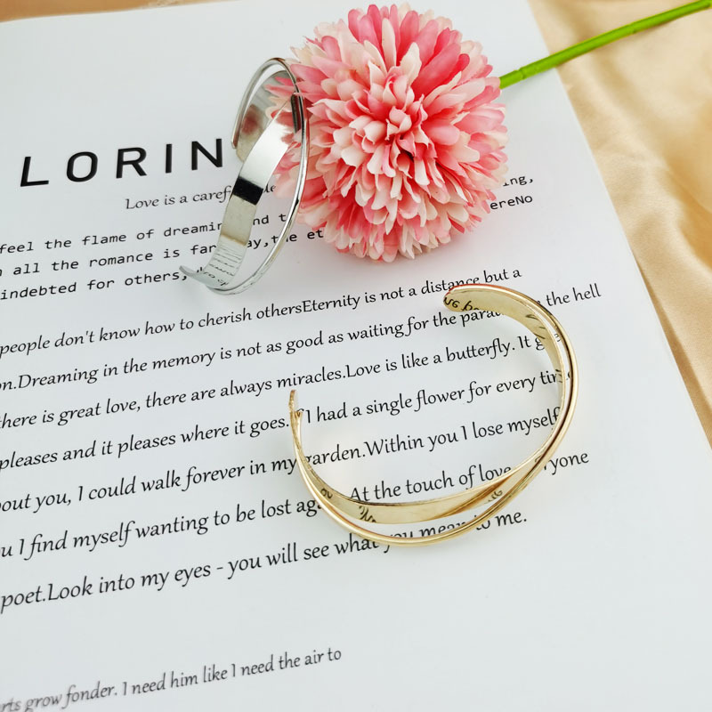 Women'S Gender 1 Piece Simple Style Solid Color Metal Women's Bangle