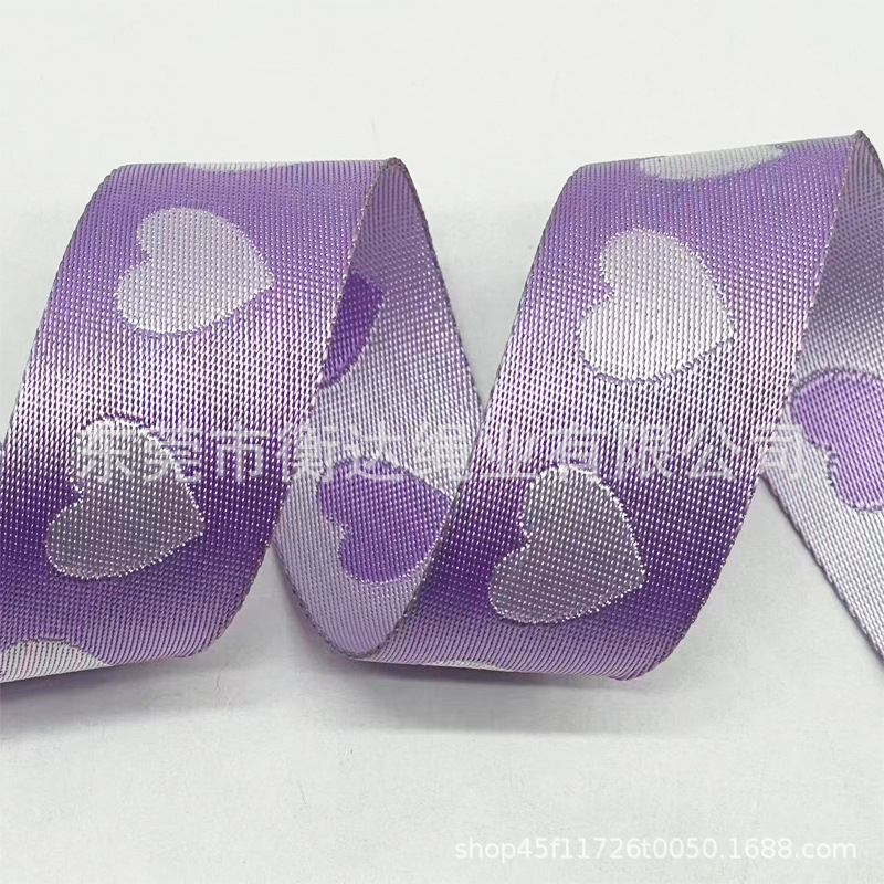 Personalizado 1 - 10cm de espesor 1mm brillante imitación de nylon jacquard cinturón bolsos zapatos sombreros teléfonos móviles correa de tela